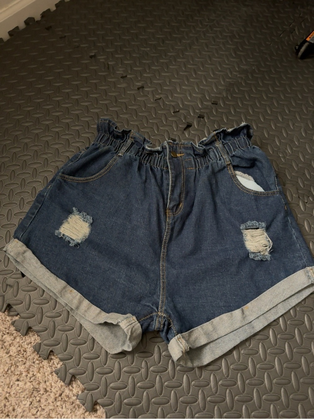 Wear Jeans Paperbag Denim Shorts – 1XL